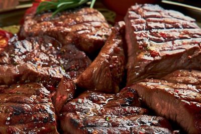 Lebanese Grilled Beef Steaks with Spices