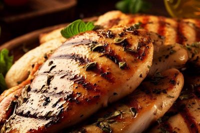 Lebanese Grilled Chicken Breasts with Herbs