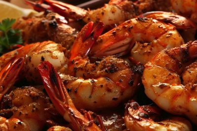 Lebanese Grilled Shrimp with Spices