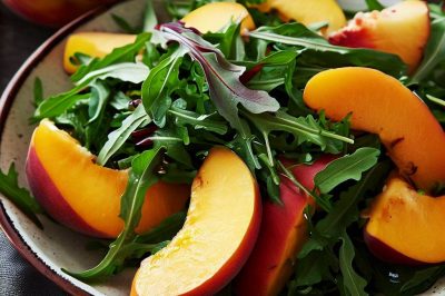 Nectarine and Arugula Salad