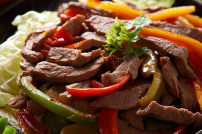 Oil-Free Beef Fajitas