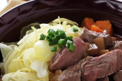 Oil-Free Beef and Cabbage Stew