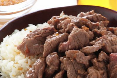 Oil-Free Beef and Rice