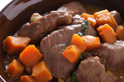 Oil-Free Beef and Sweet Potato Stew