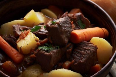 One-Serving Beef and Parsnip Stew