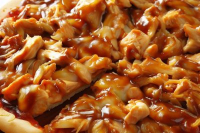 One Serving Chicken Teriyaki Pizza