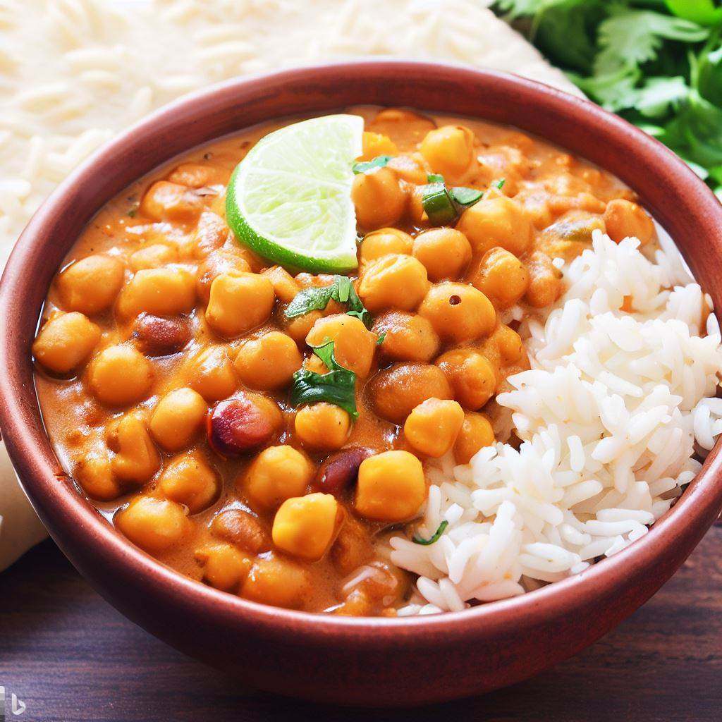 OneServing Indian Chana Masala with Rice S and S Recipes