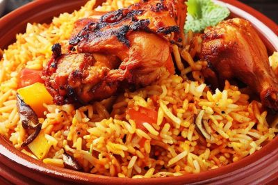 One-Serving Indian Tandoori Chicken Biryani