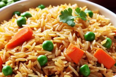 One Serving Indian Vegetable Biryani with Rice