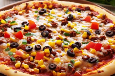 One Serving Mexican Pizza
