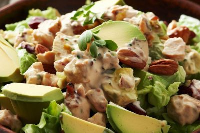 One Serving Waldorf Avocado Chicken Salad