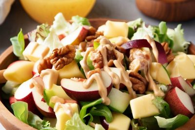 One Serving Waldorf Salad with Honey Mustard Dressing