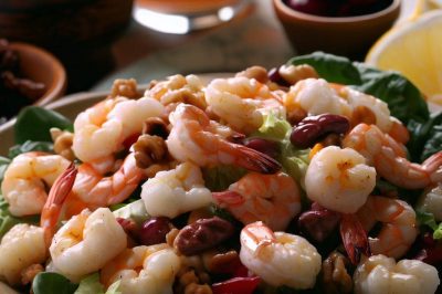 One-Serving Waldorf Shrimp Salad