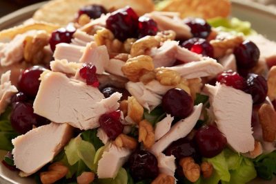 One Serving Waldorf Turkey and Cranberry Salad