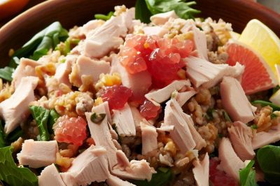 One Serving Waldorf Turkey and Grapefruit Salad