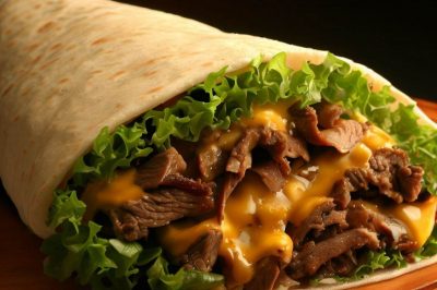 Philly Cheesesteak Wrap