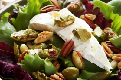 Pistachio and Goat Cheese Salad