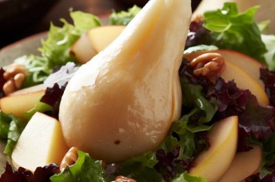 Poached Pear Salad
