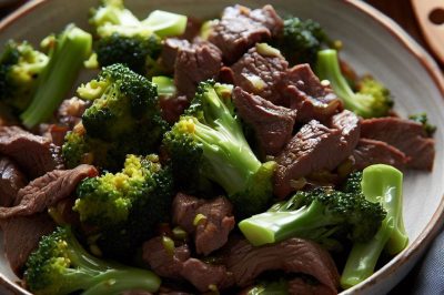Quick and Easy Beef and Broccoli Stir Fry