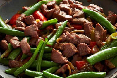 Quick and Easy Beef and Green Bean Stir Fry