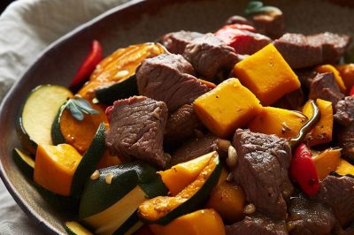 Quick and Easy Beef and Squash Stir Fry