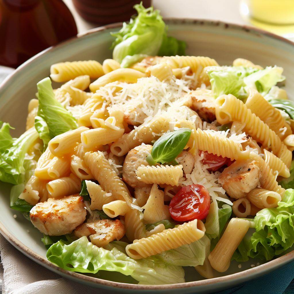 Quick and Easy Caesar Pasta Salad