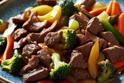 Quick and Easy Oil-Free Beef and Vegetable Stir Fry