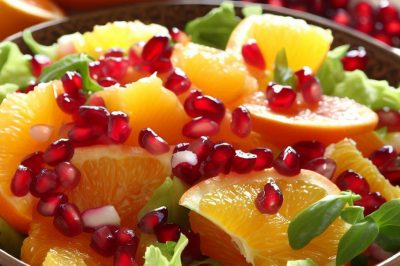 Refreshing Orange and Pomegranate Salad