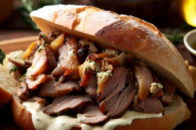Roast Pork Sandwich with Garlic Aioli