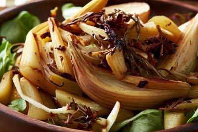 Roasted Fennel and Pear Salad