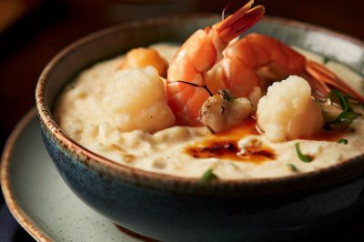 Scottish Cullen Skink with Prawns