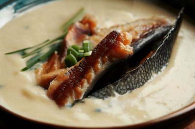 Scottish Cullen Skink with Smoked Eel
