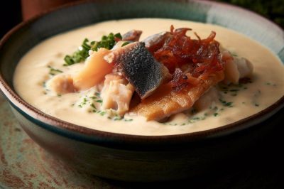 Scottish Cullen Skink with Smoked Trout