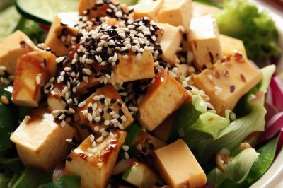 Sesame Ginger Tofu Salad
