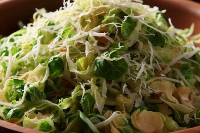 Shaved Brussels Sprouts Salad