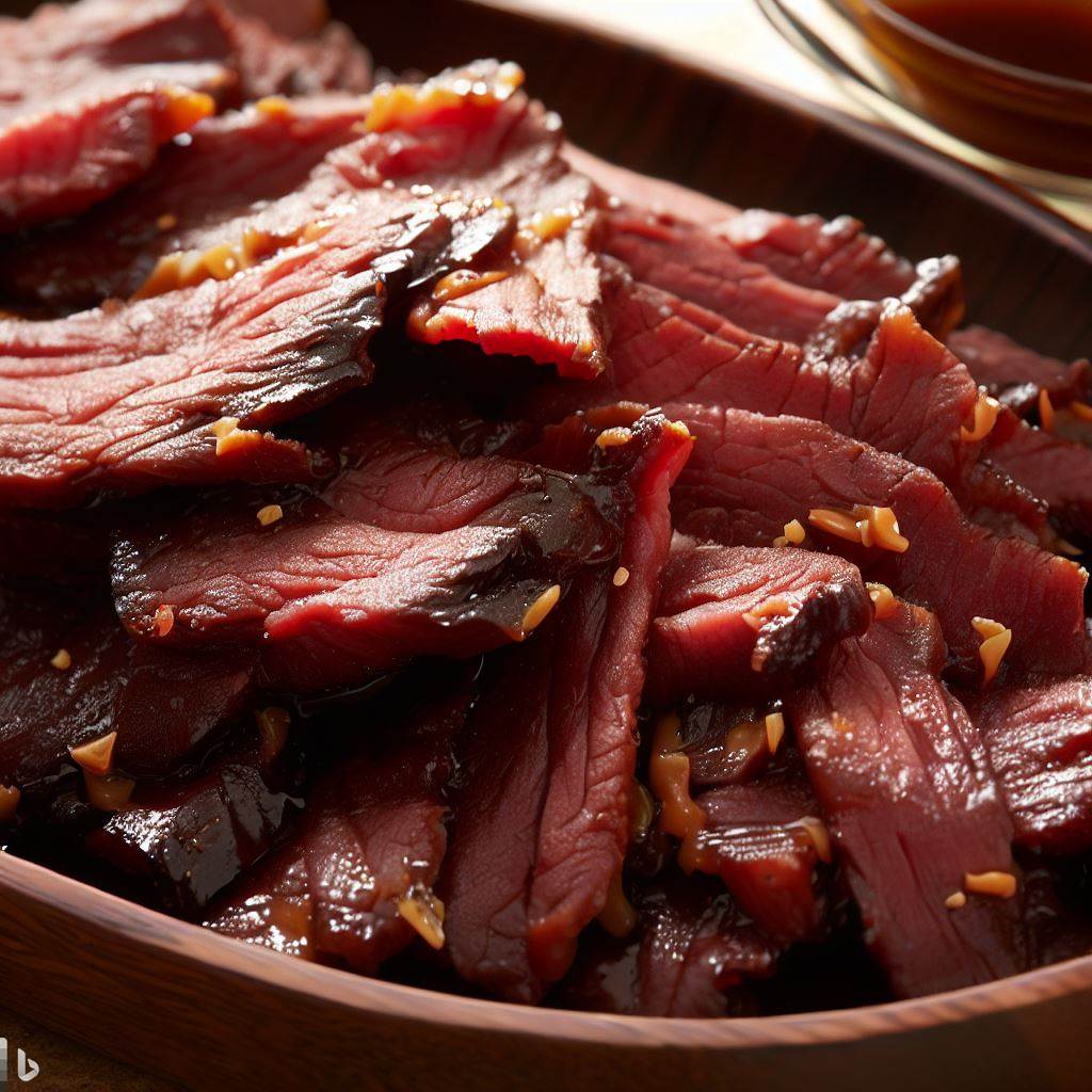 smoked-beef-jerky-with-teriyaki-marinade