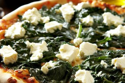 Spinach and Feta Pizza