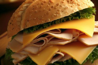 Turkey and Cheese Sandwich