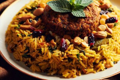 Vegan Persian-Style Adas Polo