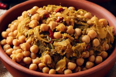 Vegan Persian Style Gheymé Nokhod (Chickpea Stew)