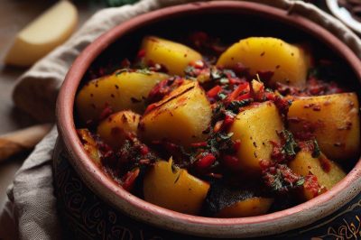Vegan Persian Style Kachaloo (Potato Stew)
