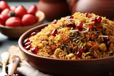 Vegan Persian Style Shirin Polow
