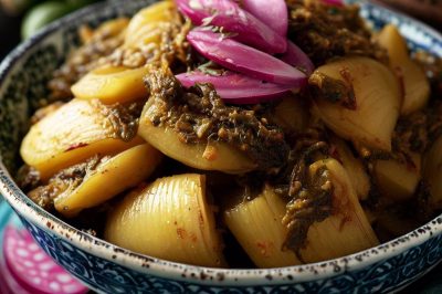 Vegan Persian Style Torshi-yeh Turshi (Pickled Turnips)