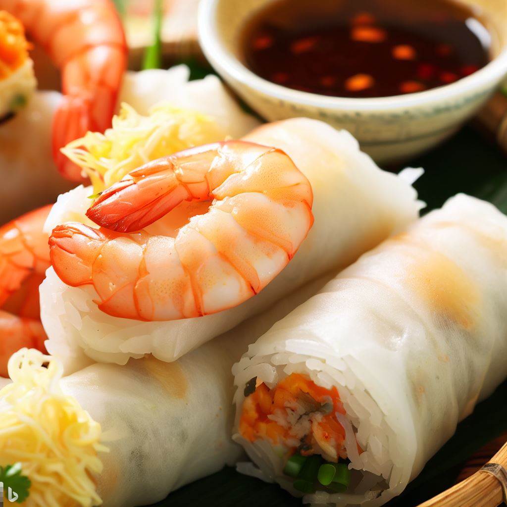 Vietnamese Style Banh Cuon Tom (Shrimp Steamed Rice Rolls) - S and S ...