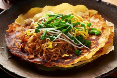 Vietnamese Style Banh Xeo (Crispy Crepe)