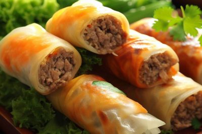 Vietnamese Style Cha Gio Thit (Spring Rolls with Pork)