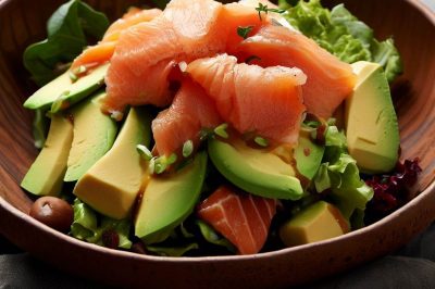 Waldorf Smoked Salmon and Avocado Salad