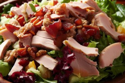 Waldorf Smoked Turkey and Bacon Salad