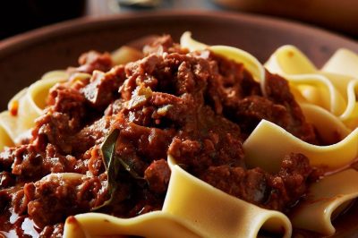 Classic Beef Ragù with Pappardelle