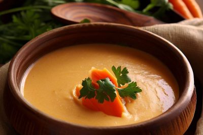 Cream of Carrot and Coriander Soup